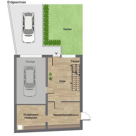 Bohnapartments - Town House Am Stadtpark - Gratis Parkplatz - Wlan Erfurt Exterior photo