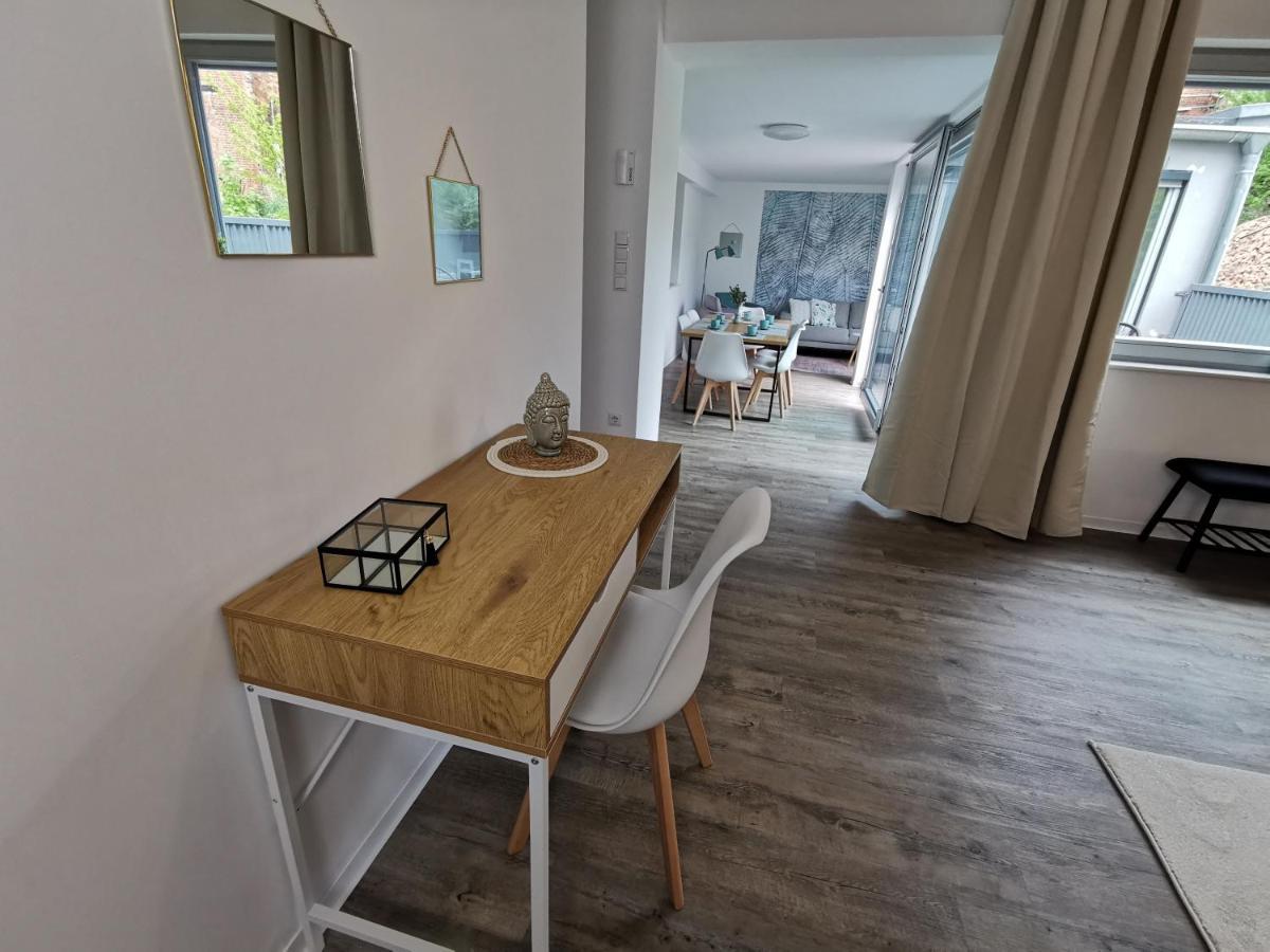 Bohnapartments - Town House Am Stadtpark - Gratis Parkplatz - Wlan Erfurt Exterior photo