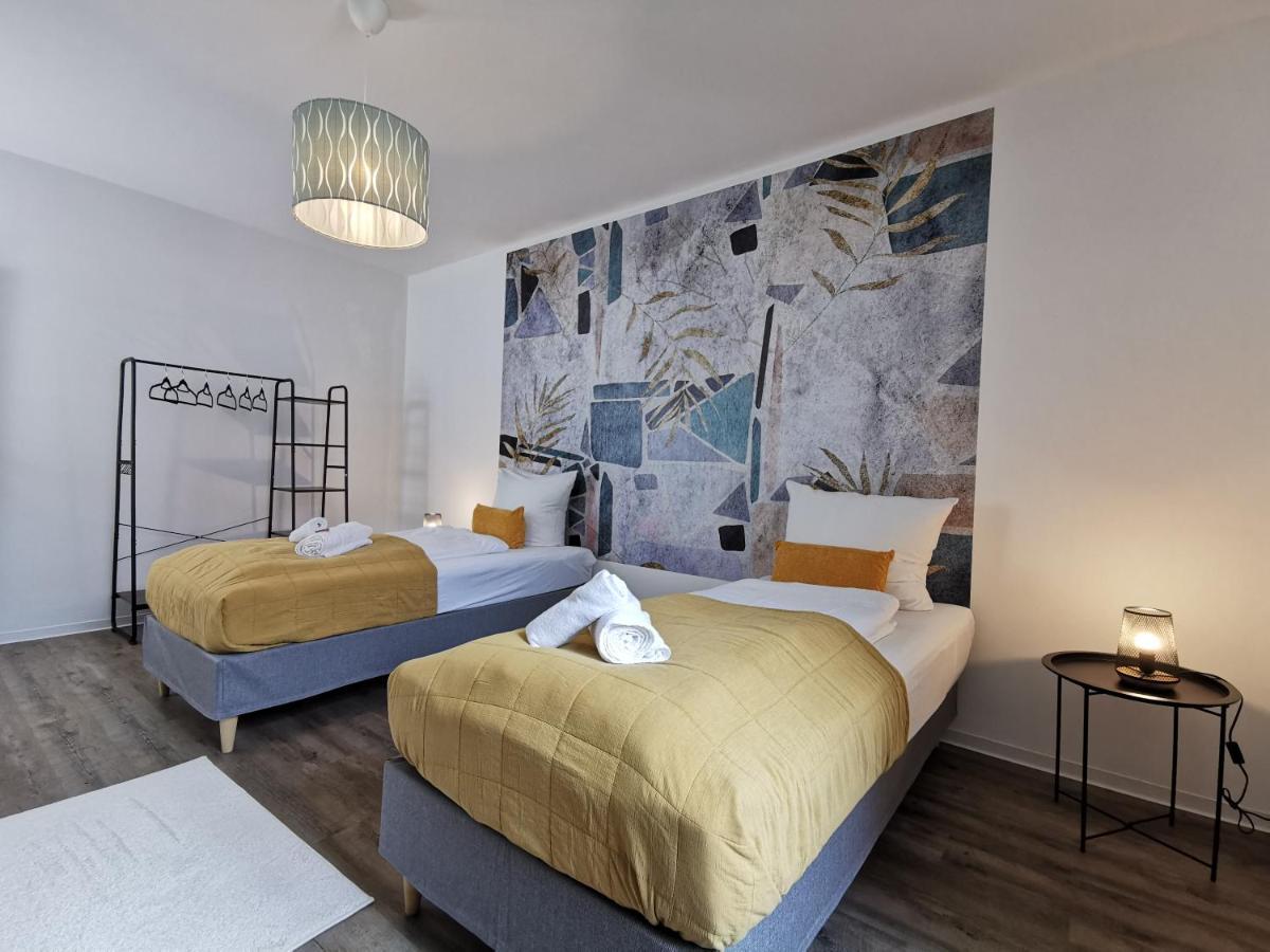 Bohnapartments - Town House Am Stadtpark - Gratis Parkplatz - Wlan Erfurt Exterior photo